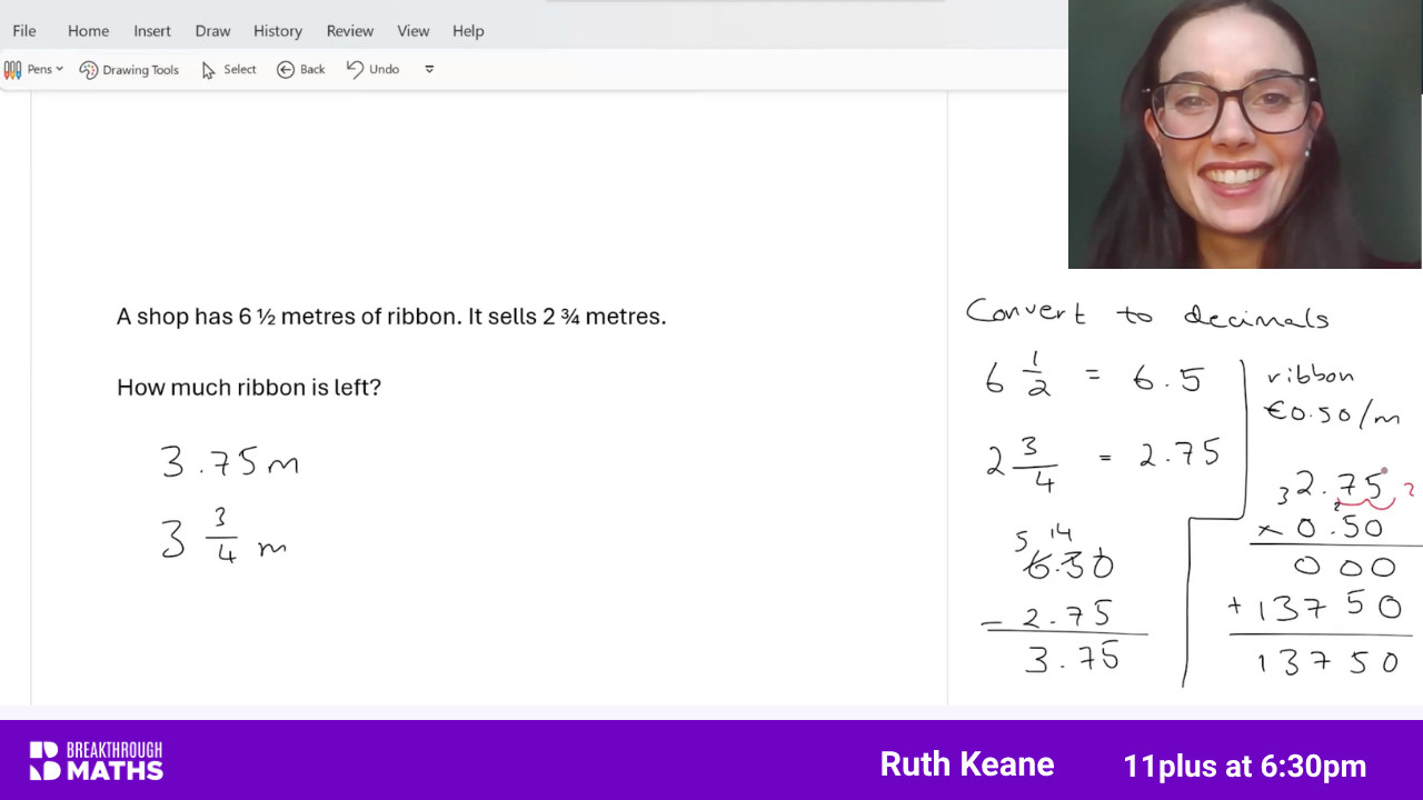 | 1st year 1 | Breakthrough Maths