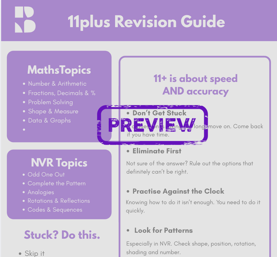 Revision Plan